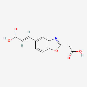 2-(Carboxymethyl)benzo[d]oxazole-5-acrylic acid