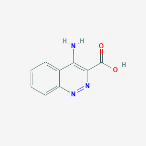 B128568 4-Aminocinnoline-3-carboxylic acid CAS No. 143232-59-1