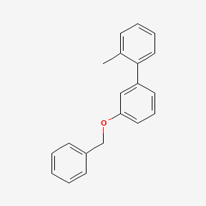 molecular formula C20H18O B12856803 Benzyl 2'-methyl[1,1'-biphenyl]-3-yl ether 