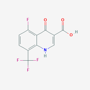 5-Fluoro-4-hydroxy-8-(trifluoromethyl)quinoline-3-carboxylic acid