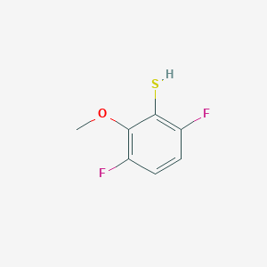 molecular formula C7H6F2OS B12856855 2,5-Difluoro-6-methoxythiophenol CAS No. 1208078-29-8