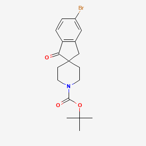 tert-Butyl 5-bromo-1-oxo-1,3-dihydrospiro[indene-2,4'-piperidine]-1'-carboxylate