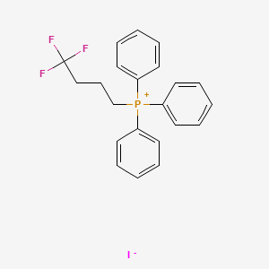 molecular formula C22H21F3IP B12856977 Triphenyl(4,4,4-trifluorobutyl)phosphonium iodide 