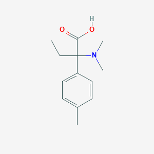 molecular formula C13H19NO2 B12856988 2-(Dimethylamino)-2-(p-tolyl)butanoic acid 