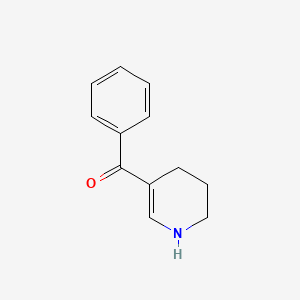 molecular formula C12H13NO B1285700 苯基(1,4,5,6-四氢吡啶-3-基)甲酮 CAS No. 42374-33-4