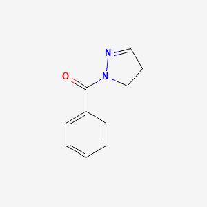 molecular formula C10H10N2O B12857025 (4,5-Dihydro-1H-pyrazol-1-yl)(phenyl)methanone 