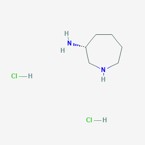 (3R)-Azepan-3-amine;dihydrochloride