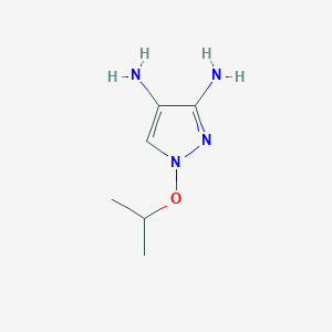 1-Isopropoxy-1h-pyrazole-3,4-diamine