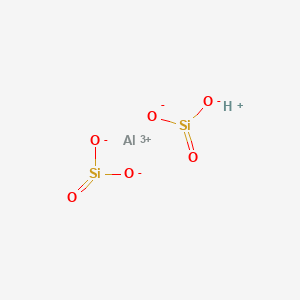 Aluminum;dioxido(oxo)silane;hydron