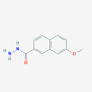 molecular formula C12H12N2O2 B12857124 7-Methoxy-2-naphthohydrazide 