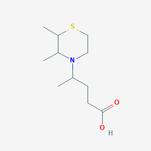 4-(2,3-Dimethylthiomorpholin-4-yl)pentanoic acid