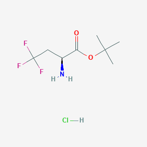 4,4,4-Trifluoro-alpha-homoalanine tert-butyl ester hydrochloride