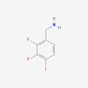 2,3-Difluoro-4-iodobenzylamine