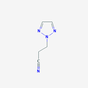 molecular formula C5H6N4 B1285725 3-(2H-1,2,3-triazol-2-yl)propanenitrile CAS No. 4320-93-8