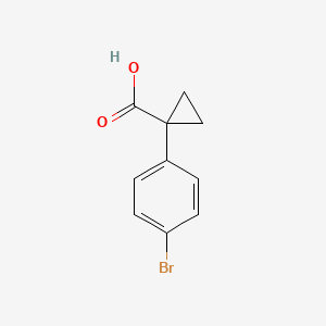 molecular formula C10H9BrO2 B1285742 1-(4-Bromophenyl)cyclopropanecarboxylic acid CAS No. 345965-52-8