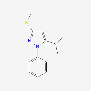 5-Isopropyl-3-methylthio-1-phenyl-1H-pyrazole