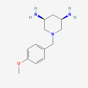 (3R,5S)-1-(4-methoxybenzyl)piperidine-3,5-diamine