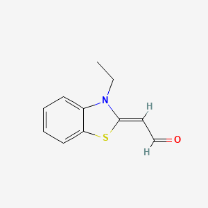 2-(3-Ethylbenzo[d]thiazol-2(3H)-ylidene)acetaldehyde