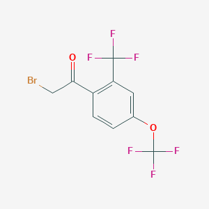 4-(Trifluoromethoxy)-2-(trifluoromethyl)phenacyl bromide