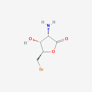 (3S,4R,5S)-3-Amino-5-(bromomethyl)-4-hydroxydihydrofuran-2(3H)-one