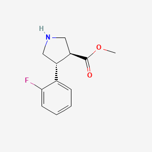 (3S,4R)-Methyl 4-(2-fluorophenyl)pyrrolidine-3-carboxylate