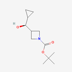 tert-Butyl 3-[(S)-cyclopropyl(hydroxy)methyl]azetidine-1-carboxylate