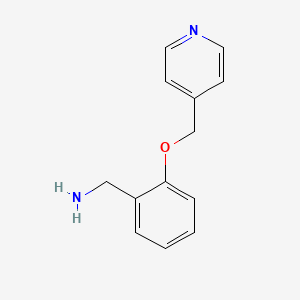 2-(Pyridin-4-ylmethoxy)benzylamine