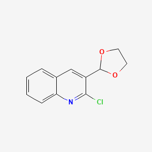 2-Chloro-3-(1,3-dioxolan-2-yl)quinoline