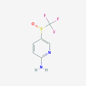 5-((Trifluoromethyl)sulfinyl)pyridin-2-amine