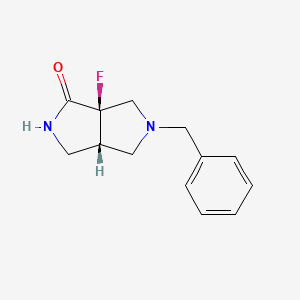 cis-5-Benzyl-6a-fluorohexahydropyrrolo[3,4-c]pyrrol-1(2H)-one