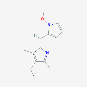 2-((4-Ethyl-3,5-dimethyl-2H-pyrrol-2-ylidene)methyl)-1-methoxy-1H-pyrrole