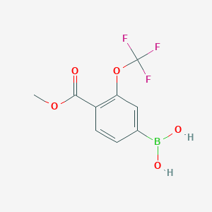 (4-(Methoxycarbonyl)-3-(trifluoromethoxy)phenyl)boronic acid