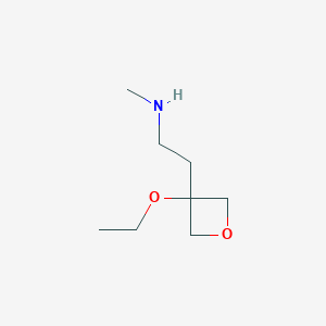 2-(3-Ethoxyoxetan-3-yl)-N-methyl-ethanamine