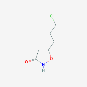 5-(3-Chloropropyl)isoxazol-3(2H)-one