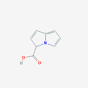 B12858004 3H-Pyrrolizine-3-carboxylic acid CAS No. 89942-54-1