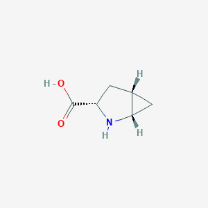 molecular formula C6H9NO2 B1285818 (1S,3S,5S)-2-Azabicyclo[3.1.0]hexane-3-carboxylic acid CAS No. 214193-13-2