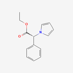 (R)-Ethyl 2-phenyl-2-(1H-pyrrol-1-yl)acetate