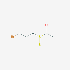 1-((3-Bromopropyl)sulfinothioyl)ethan-1-one