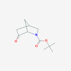 molecular formula C11H17NO3 B1285832 叔丁基 6-氧代-2-氮杂双环[2.2.1]庚烷-2-羧酸酯 CAS No. 198835-04-0