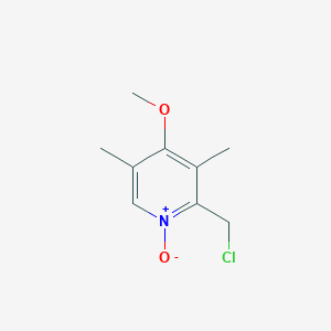 molecular formula C9H12ClNO2 B128585 2-氯甲基-4-甲氧基-3,5-二甲基吡啶 1-氧化物 CAS No. 848694-10-0