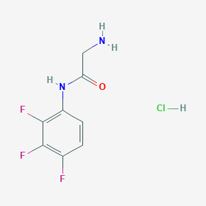 molecular formula C8H8ClF3N2O B1285850 2-amino-N-(2,3,4-trifluorophenyl)acetamide hydrochloride CAS No. 1046757-38-3