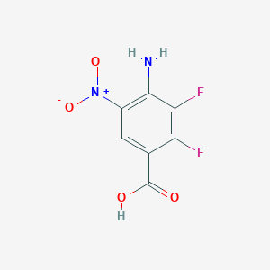 molecular formula C7H4F2N2O4 B1285862 4-Amino-2,3-difluoro-5-nitrobenzoic acid CAS No. 284030-57-5