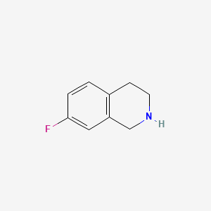 molecular formula C9H10FN B1285872 7-Fluoro-1,2,3,4-tetrahydroisoquinoline CAS No. 406923-91-9