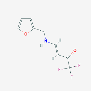 1,1,1-Trifluoro-4-[(2-furylmethyl)amino]but-3-en-2-one