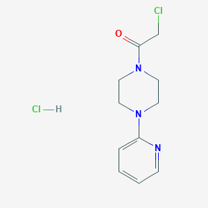 1-(Chloroacetyl)-4-pyridin-2-ylpiperazine hydrochloride