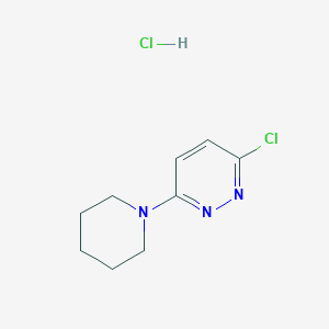 molecular formula C9H13Cl2N3 B1285915 3-Chloro-6-(piperidin-1-yl)pyridazine hydrochloride 