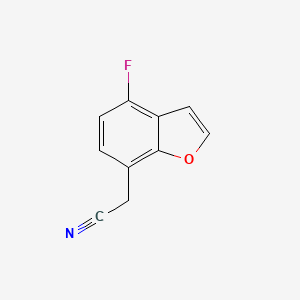 2-(4-fluoro-1-benzofuran-7-yl)acetonitrile