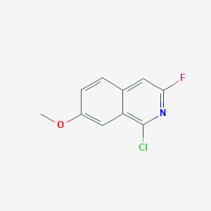 1-Chloro-3-fluoro-7-methoxyisoquinoline