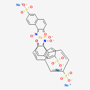 trisodium;iron(3+);5-oxidoimino-6-oxonaphthalene-2-sulfonate