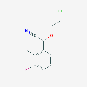 2-(2-Chloroethoxy)-2-(3-fluoro-2-methylphenyl)acetonitrile